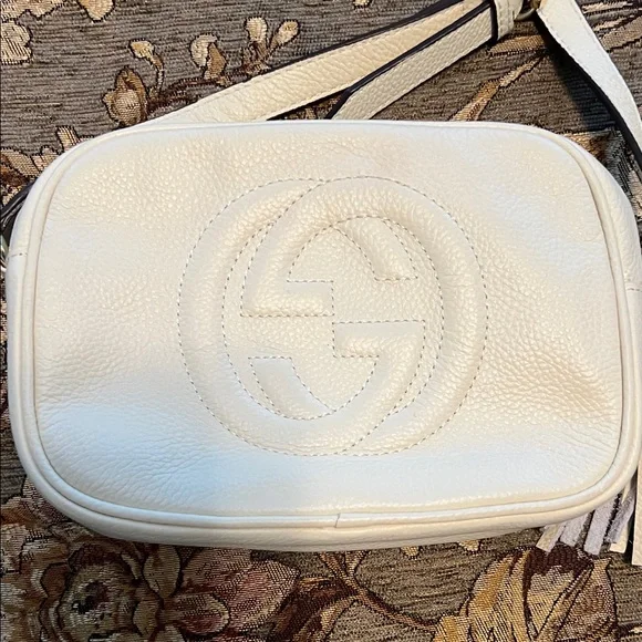 Gucci cream Leather Crossbody Bag - Picture 2 of 6